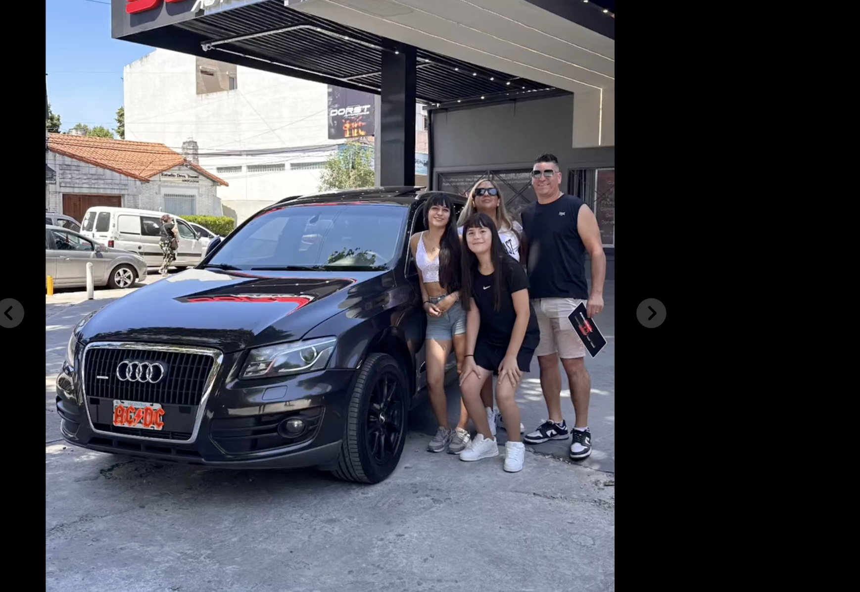 Familia con Audi Q5
